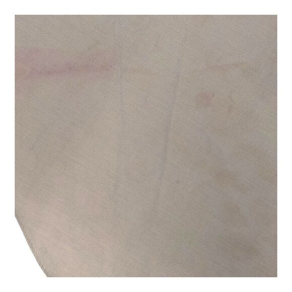 Vintage Round Floral Rose Lace Trim Tablecloth 58" Cotton Lace Light Green READ - Picture 3 of 6